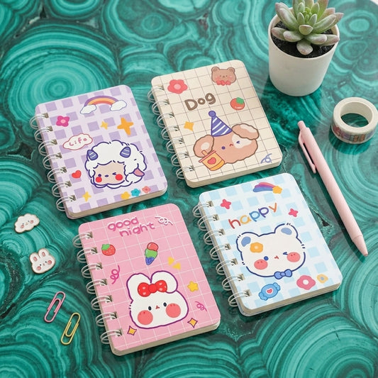 Cute Cartoon A7 Coil Notebook